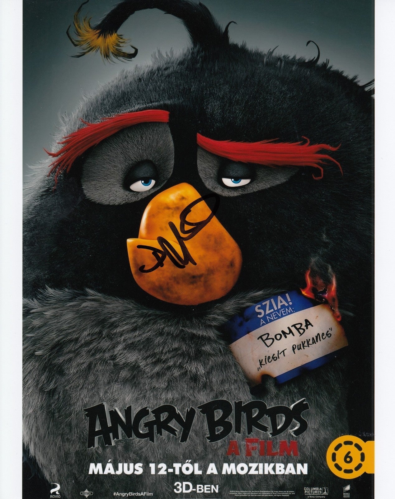 DANNY MCBRIDE signed (ANGRY BIRDS) MOVIE 8X10 photo *BOMB* autographed W/COA #2