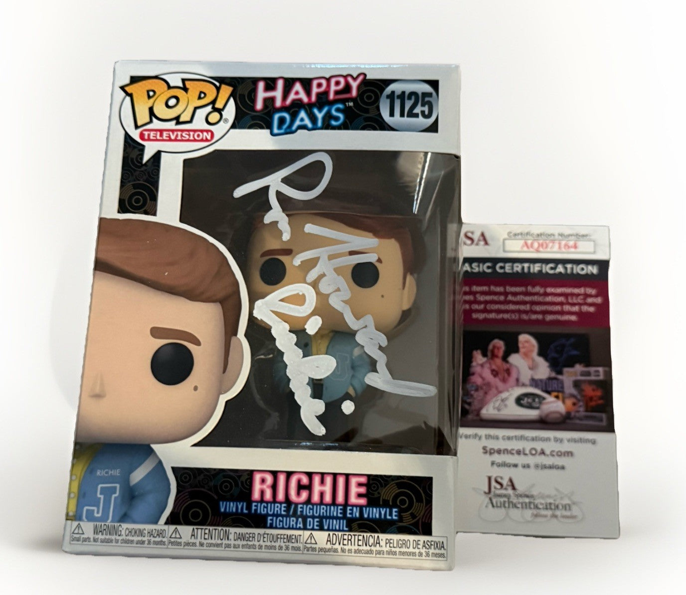 RON HOWARD signed (HAPPY DAYS) autographed Richie Funko Pop #1125 JSA AQ07164