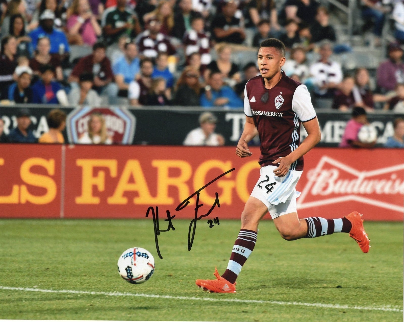 Kortne Ford signed 8x10 Photo w/COA Colorado Rapids MLS Soccer #1