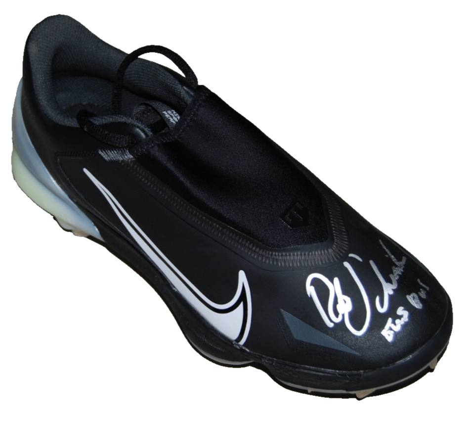ROB SCHNEIDER signed (THE BENCHWARMERS) baseball cleat shoe PSA/DNA AN13960