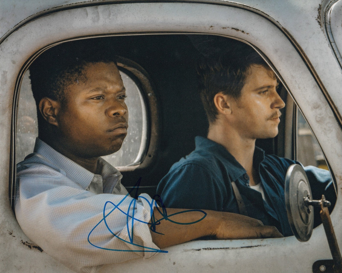 JASON MITCHELL signed (MUDBOUND) Movie 8X10 photo W/COA *Ronsel Jackson*