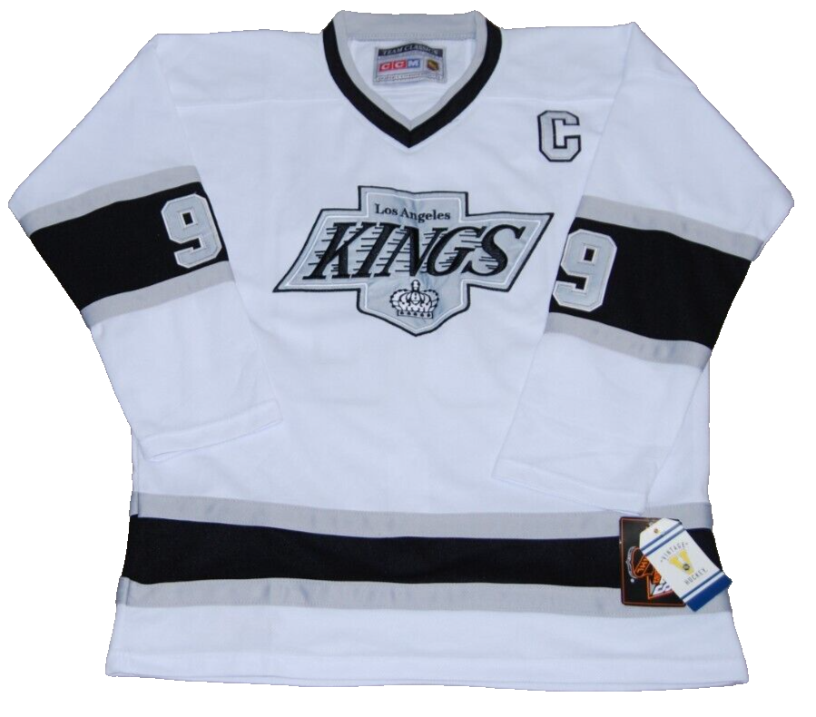 WAYNE GRETZKY signed (LOS ANGELES KINGS) hockey jersey BECKETT BAS AD69835