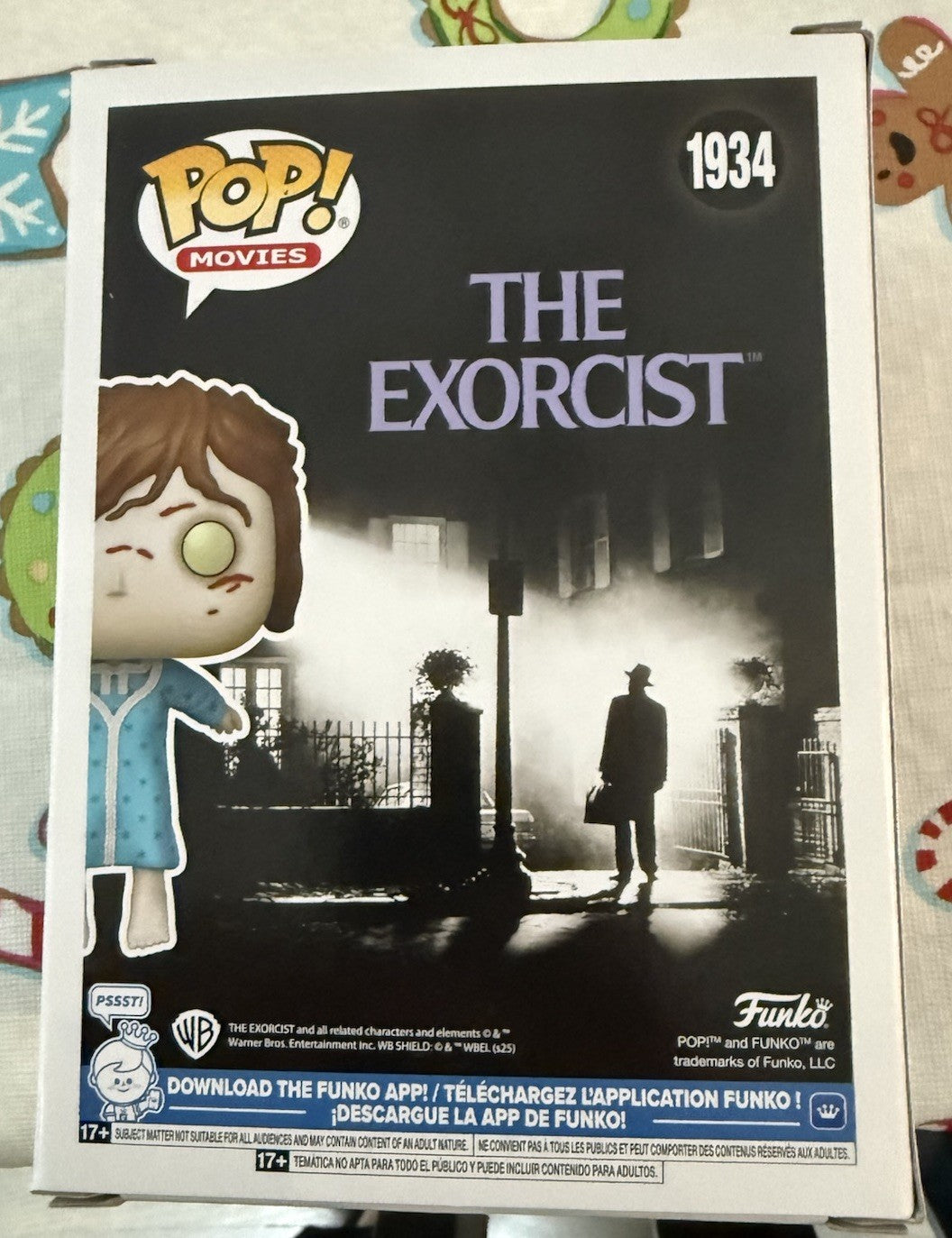 LINDA BLAIR signed (THE EXORCIST) #1934 Regan Floating Funko Pop JSA CH52677
