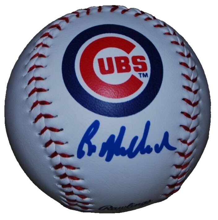 BILL MADLOCK signed (CHICAGO CUBS) MLB logo baseball BECKETT BAS BR63158