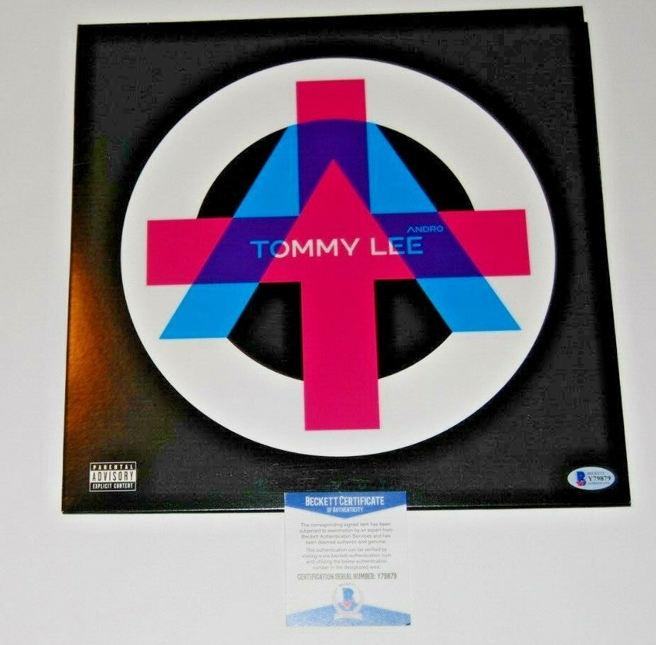 TOMMY LEE signed (ANDRO) Motley Crue Vynil autographed RECORD ALBUM LP BECKETT