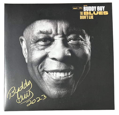 BUDDY GUY signed (THE BLUES DONT LIE) Vinyl Album Record LP BECKETT BAS AC93948