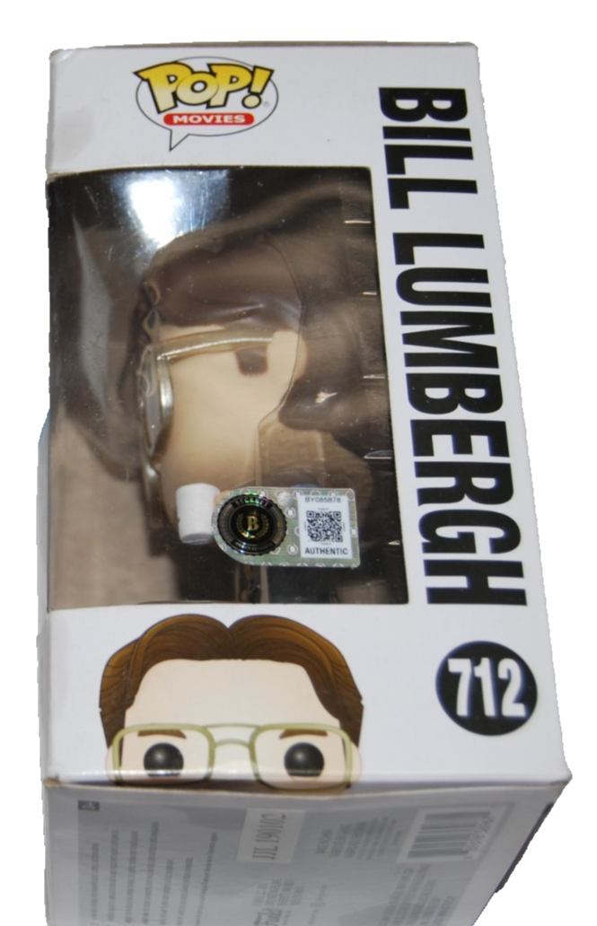 GARY COLE signed (OFFICE SPACE) Bill Lumbergh Funko Pop #712 BECKETT BY085878