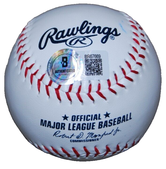 BRYAN RAMOS signed (CHICAGO WHITE SOX) MLB logo baseball BECKETT BR67669