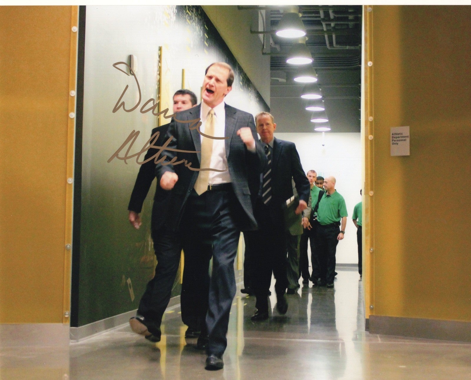 Dana Altman signed 8x10 Photo w/COA Oregon Ducks Basketball Head Coach #4