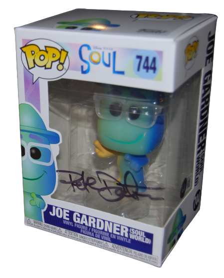 PETE DOCTER signed (SOUL) JOE GARDNER Disney Funko Pop #744 BECKETT BAS BF87198