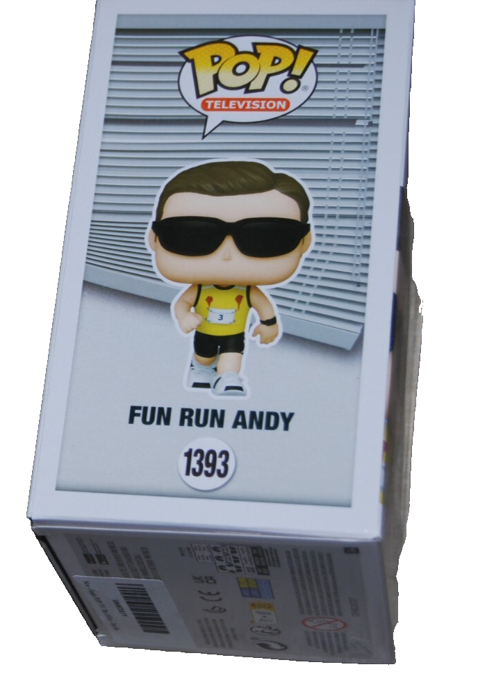 ED HELMS signed (THE OFFICE) Fun Run Andy Funko pop #1393 BECKETT BAS BQ83850