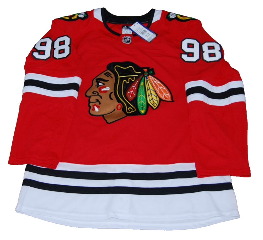 CONNOR BEDARD signed (CHICAGO BLACKHAWKS) Premium hockey jersey BECKETT AE61922