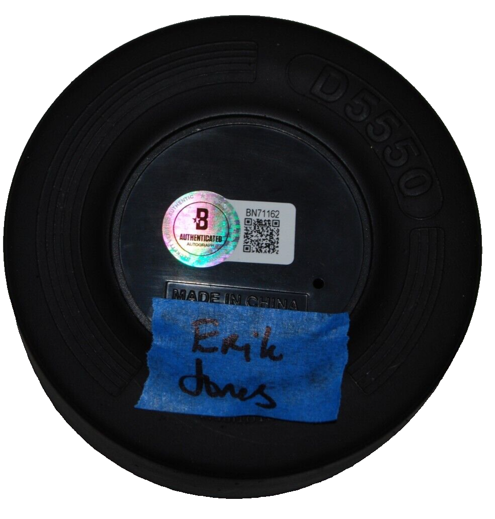 ERIK JONES signed (NASCAR) Mini good year racing tire BECKETT BAS BN71162