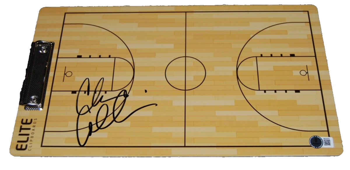 CHRIS COLLINS signed NORTHWESTERN WILDCATS Coaches clipboard BECKETT BAS BR32976