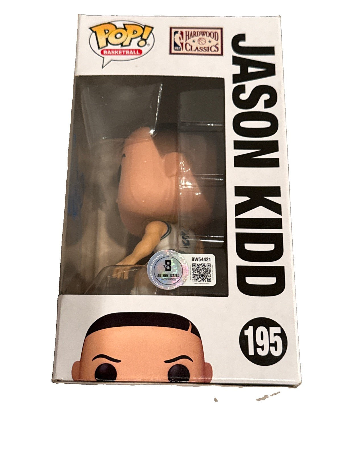 JASON KIDD signed (DALLAS MAVERICKS) Basketball Funko Pop #195 BECKETT BW54421