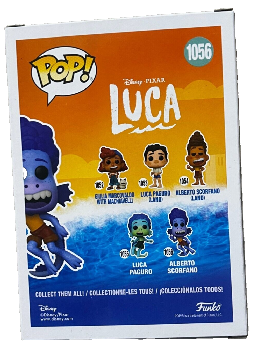 JACK DYLAN GRAZER signed (LUCA) Alberto Funko Pop #1056 BECKETT BAS BP59512