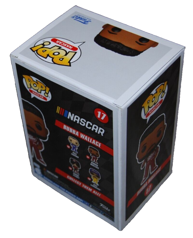 BUBBA WALLACE signed (NASCAR) autograph Racing FUNKO POP #17 BECKETT BAS BP30271