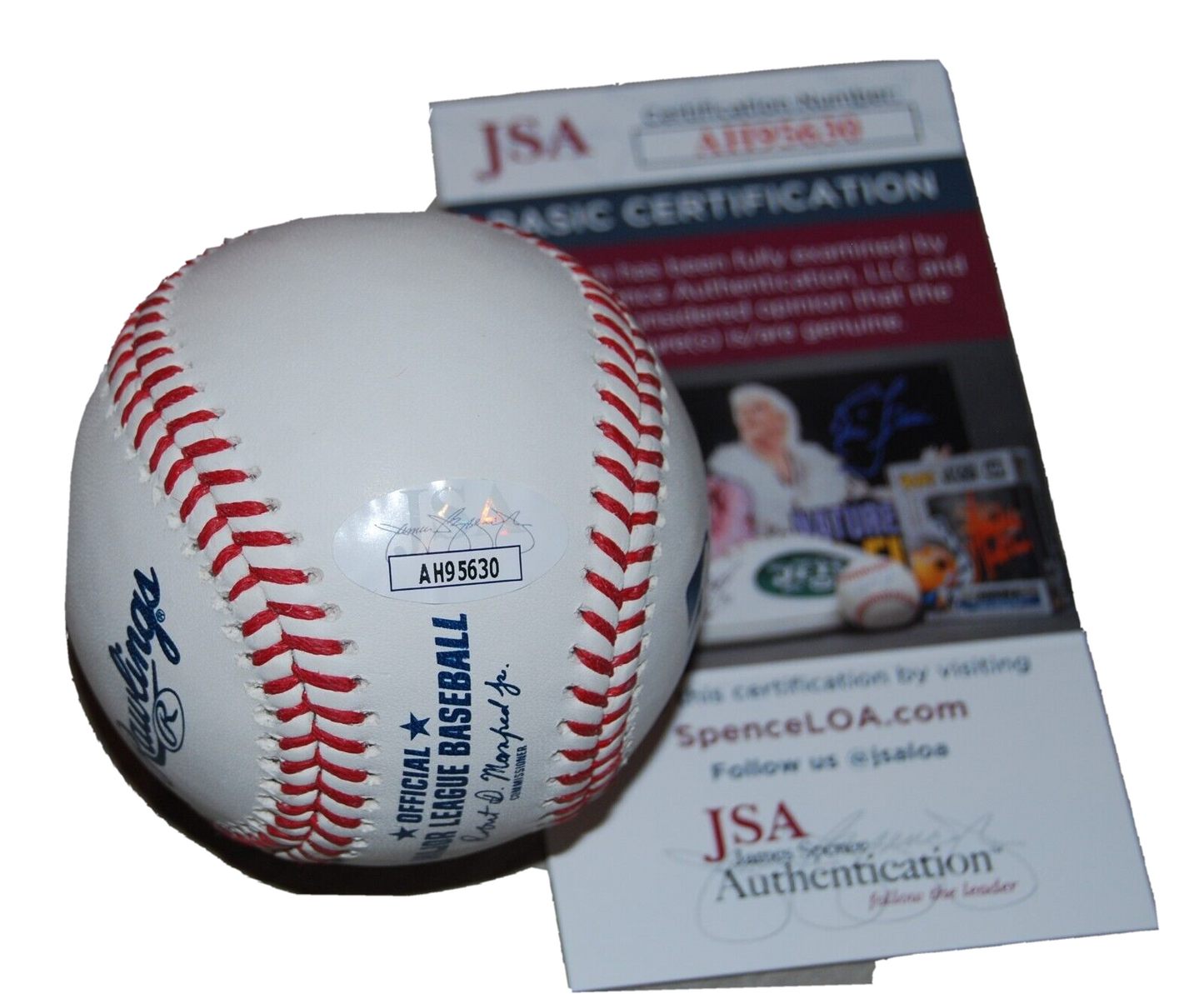NIKO KAVADAS signed (BOSTON RED SOX) Prospect OML baseball JSA COA AH95630