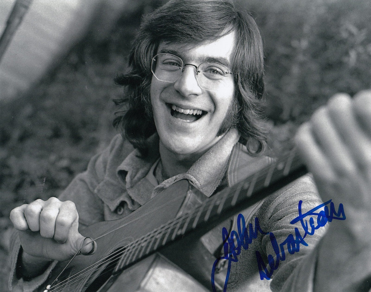 JOHN SEBASTIAN signed *LOVIN SPOONFUL* MUSIC 8X10 photo W/COA (WOODSTOCK)