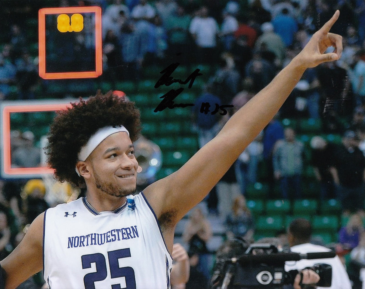 BARRET BENSON signed (NORTHWESTERN WILDCATS) BASKETBALL 8X10 photo W/COA #25 C