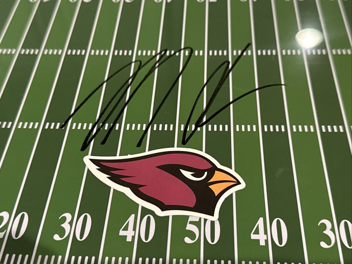 MIKE LAFLEUR signed  (ARIZONA CARDINALS) Coaches clipboard BECKETT BAS BW54032