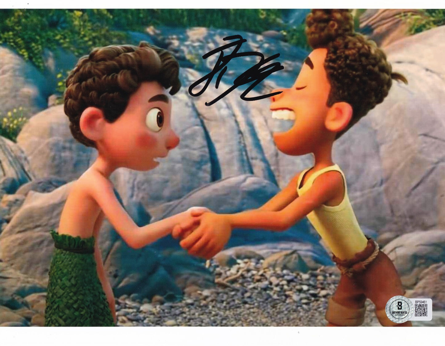 JACK DYLAN GRAZER signed (LUCA) Movie Alberto 8X10 photo BECKETT BAS BP59461
