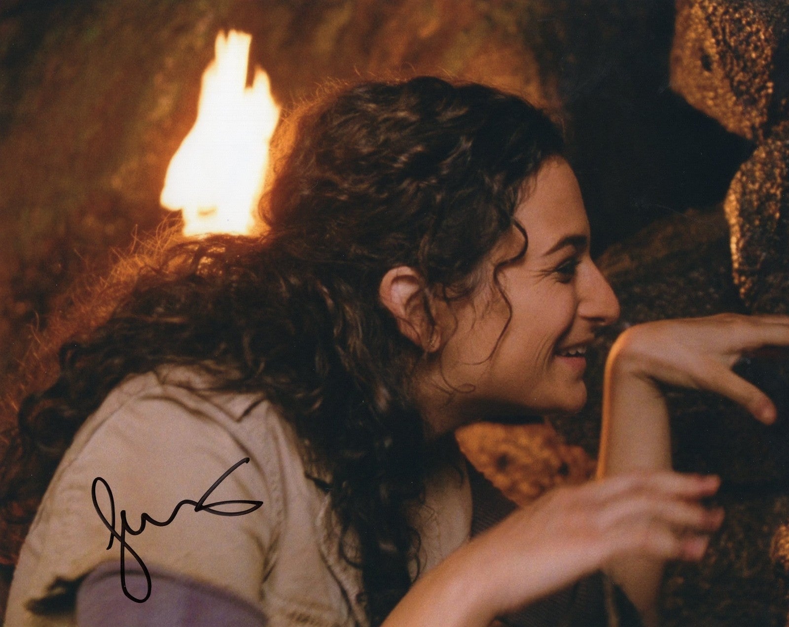 Jenny Slate signed Alvin and The Chipmunks 8x10 Photo w/COA #1