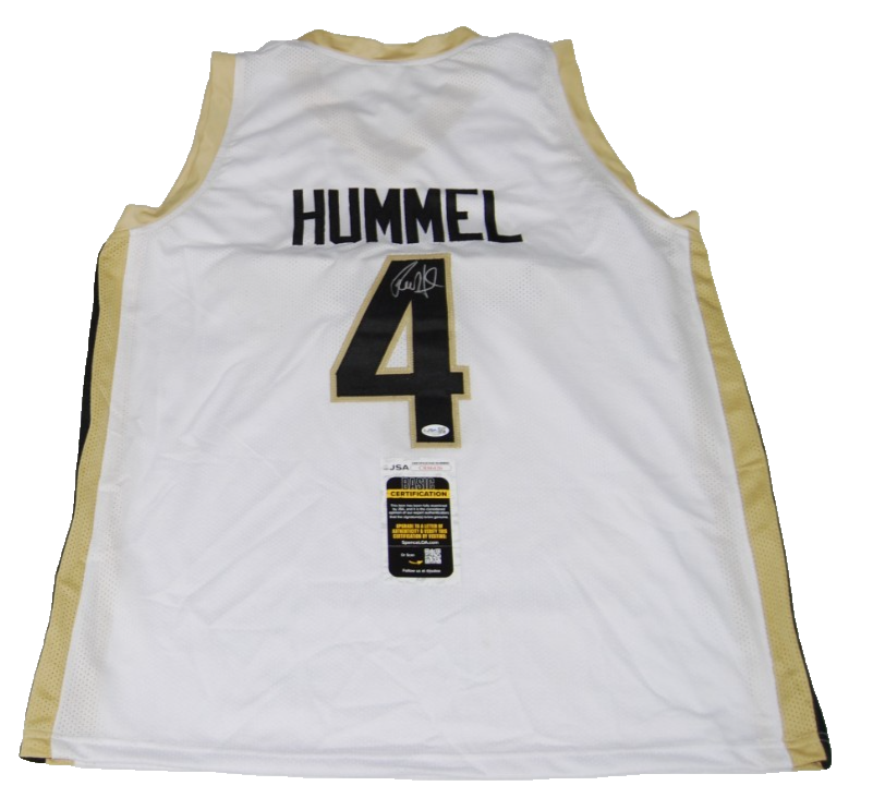 ROBBIE HUMMEL signed (PURDUE BOILERMAKERS) White basketball jersey JSA CR86426