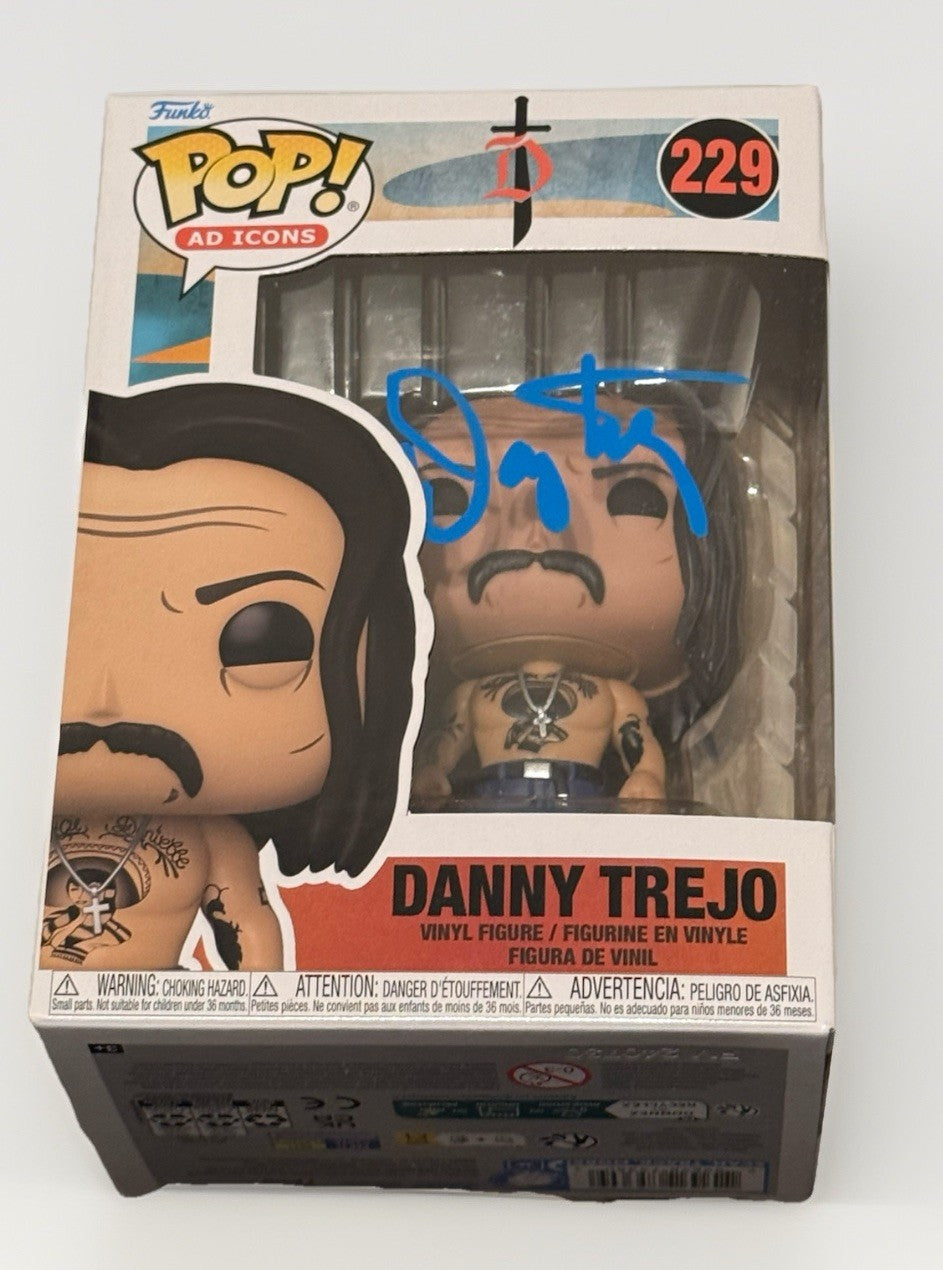 DANNY TREJO signed (POP AD ICONS) autographed #229 Funko Pop BECKETT BAS BU41115