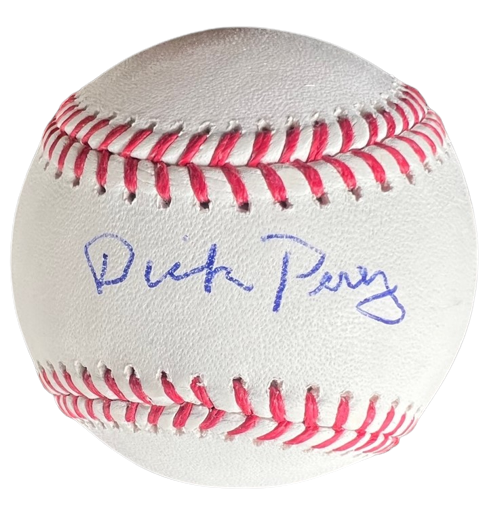 DICK PEREZ signed (DIAMOND KINGS) Artist OML baseball BECKETT BAS BJ76309