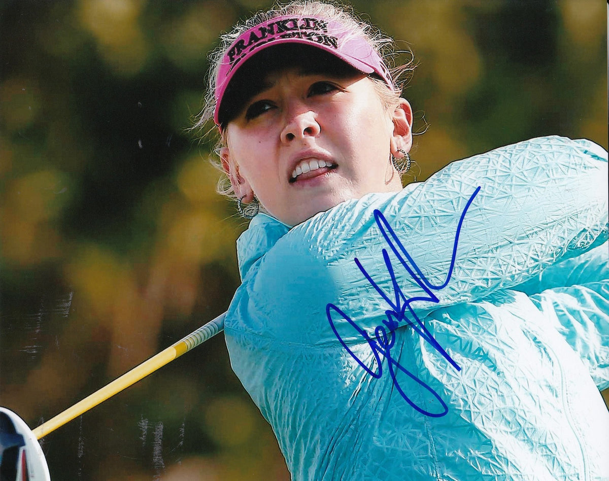 JESSICA KORDA signed *LPGA* WOMEN'S GOLF 8X10 photo W/COA AUSTRALIAN OPEN #1