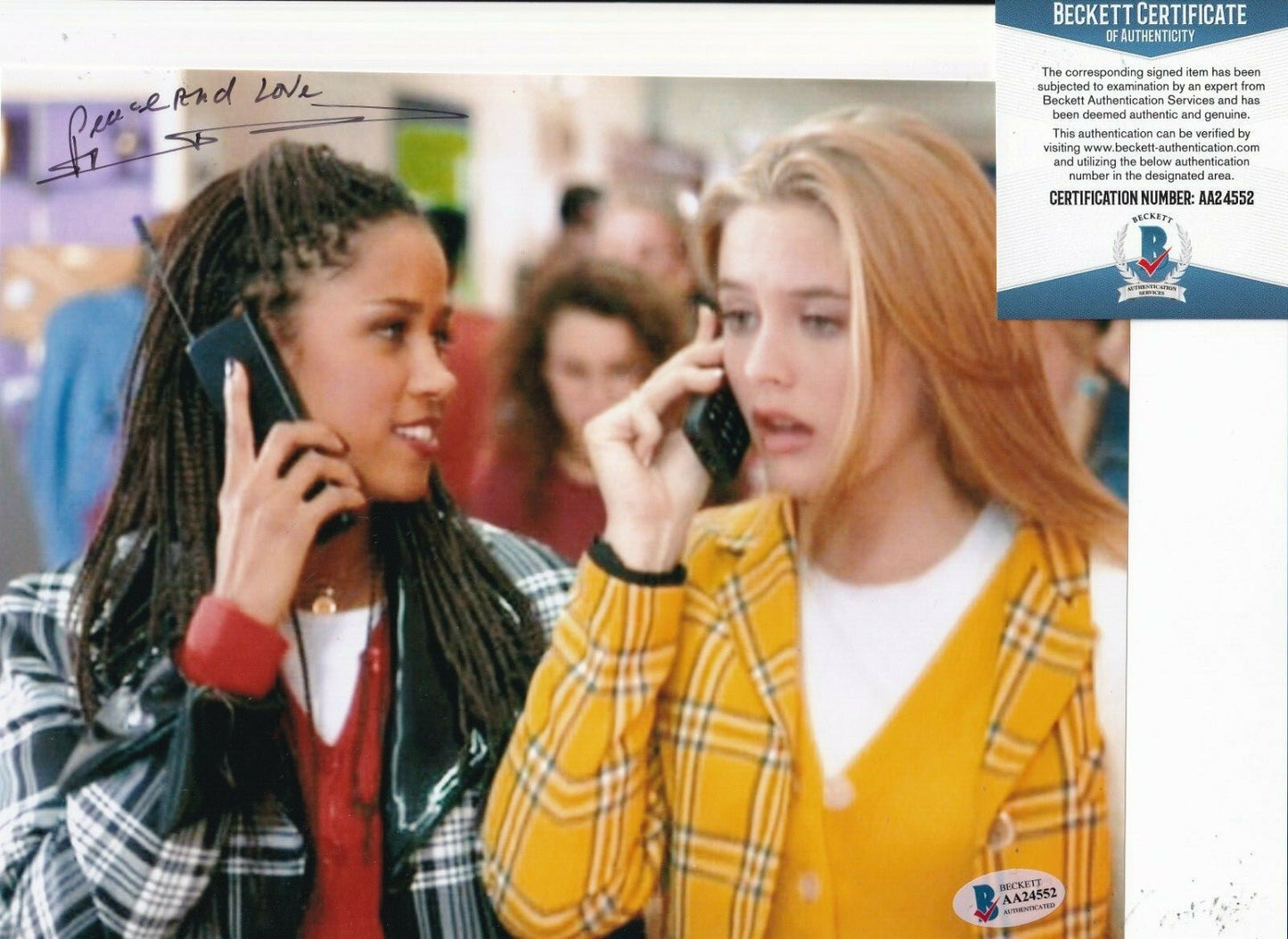 STACEY DASH signed (CLUELESS) Dionne Sexy Star 8X10 photo BECKETT BAS AA24552