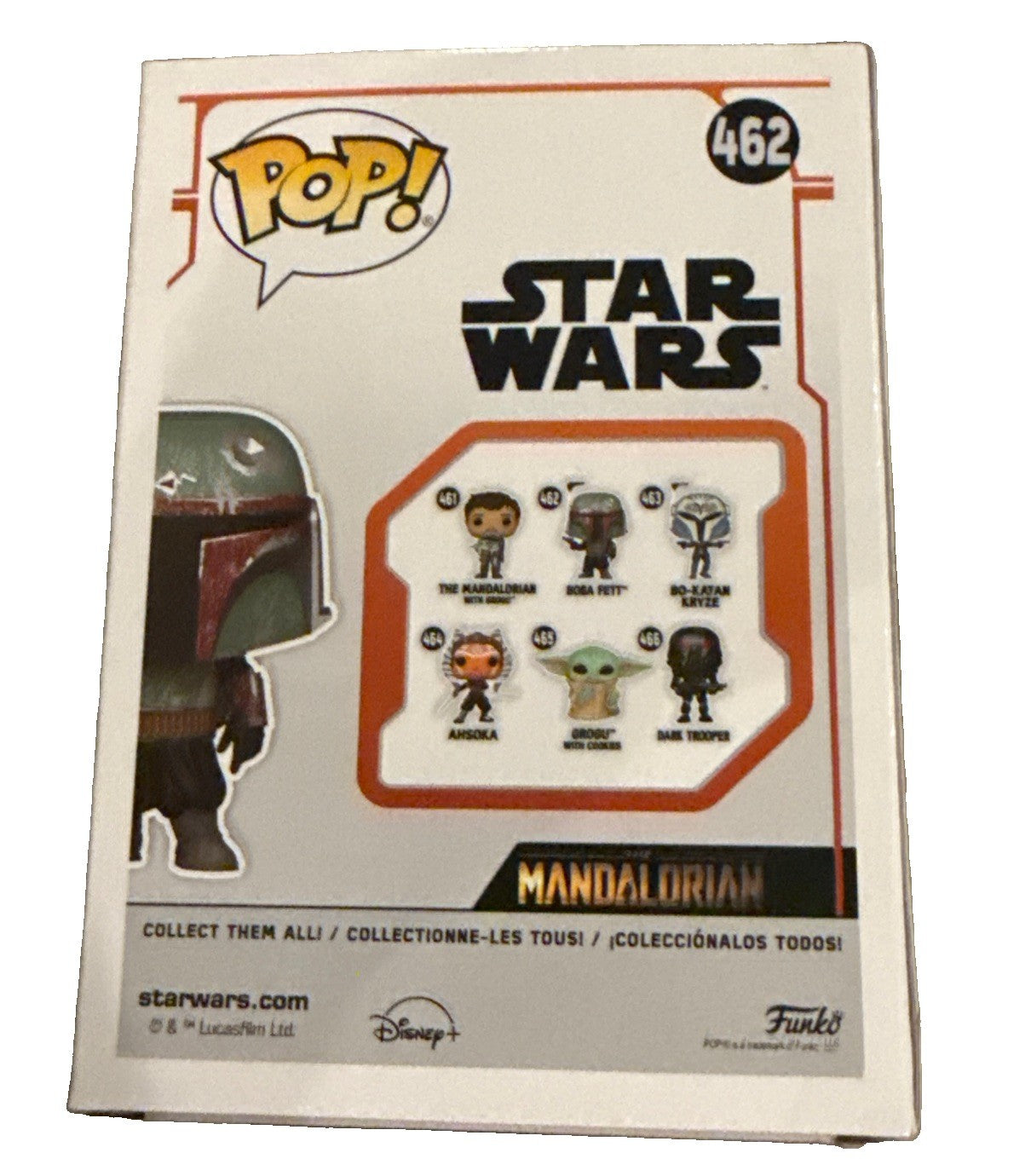 TEMUERA MORRISON signed (BOBA FETT) Mandalorian Funko Pop #462 JSA CK92744