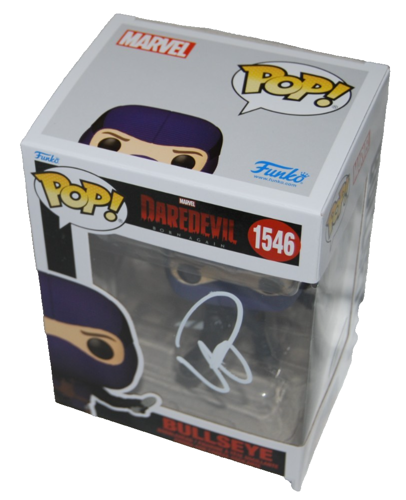 WILSON BETHEL signed (DAREDEVIL) BULLSEYE Funko Pop #1546 BECKETT BY085864