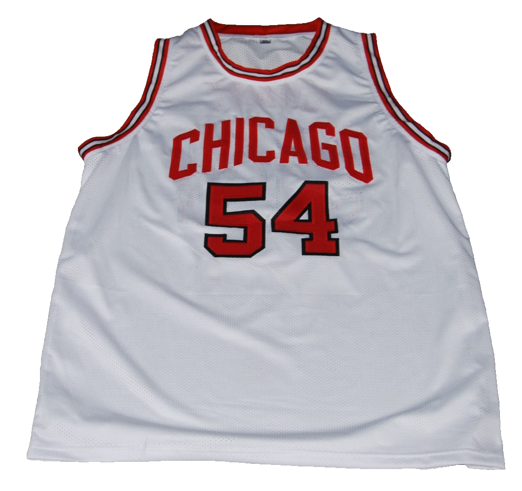 HORACE GRANT signed (CHICAGO BULLS) white XL basketball jersey BECKETT 2W819378
