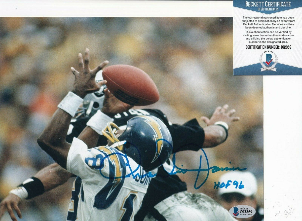 CHARLIE JOINER signed (SAN DIEGO CHARGERS Football 8X10 photo BECKETT BAS Z02359