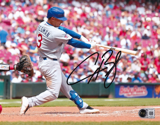 ALEX BREGMAN signed (CHICAGO CUBS) baseball 8X10 photo BECKETT BAS BY085520