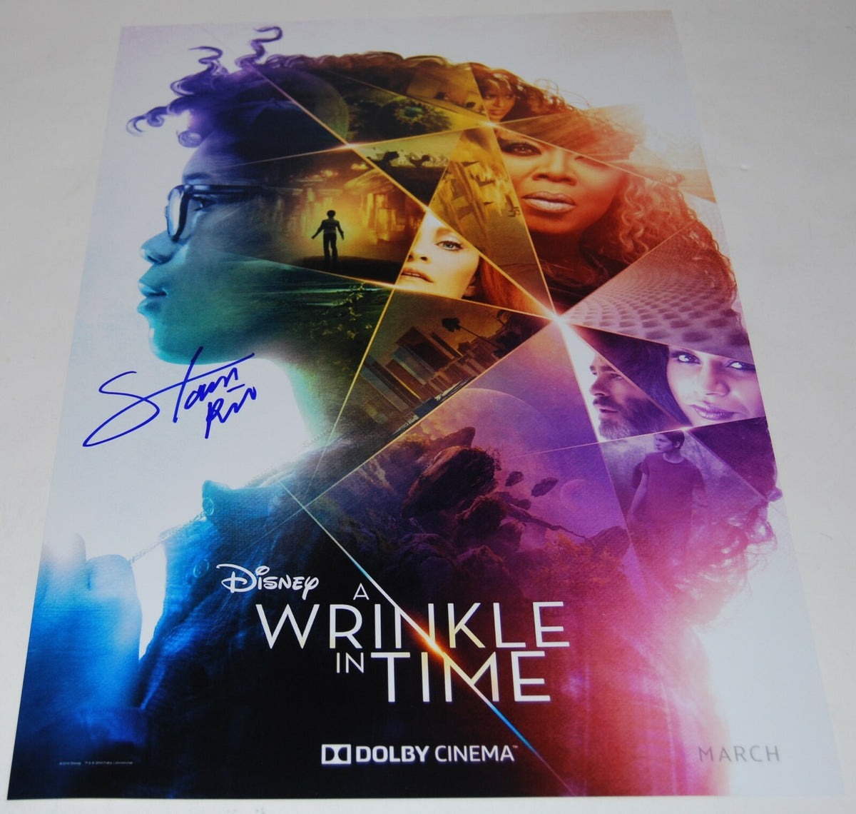 STORM REID signed (A WRINKLE IN TIME) 12X18 movie poster photo *MEG* W/COA #2