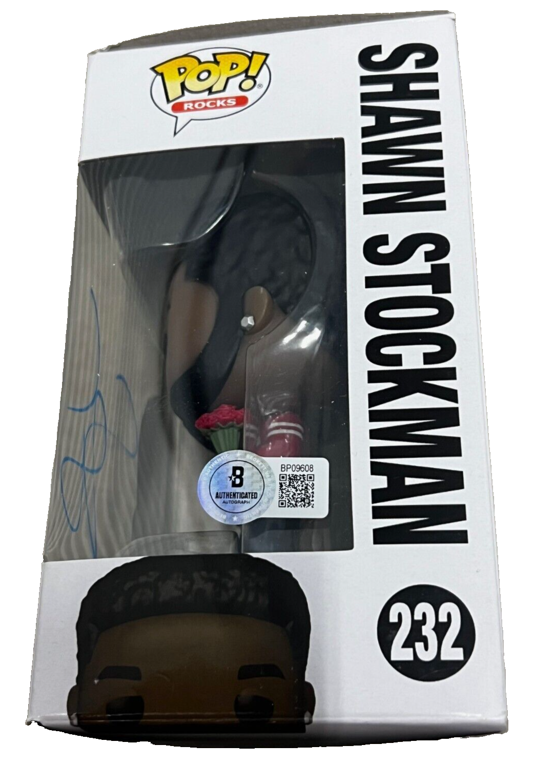 SHAWN STOCKMAN signed (BOYS II MEN) #232 Funko Pop Rocks! BECKETT BAS BP09608