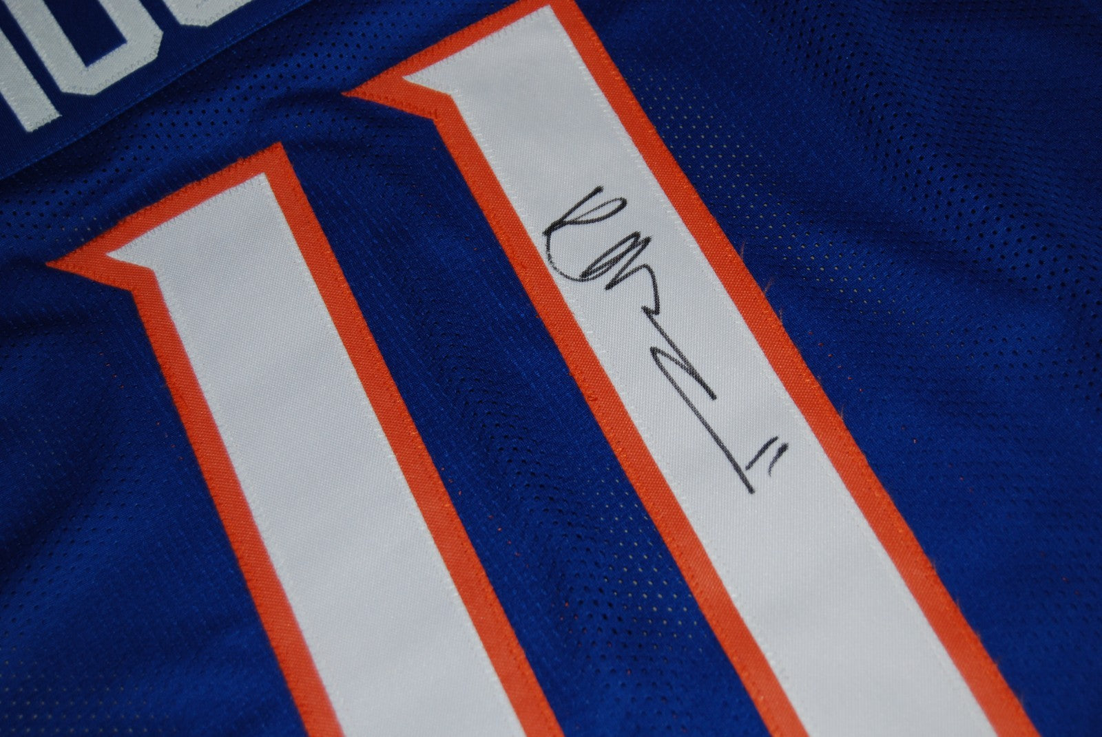 KELLEN MOORE signed (BOISE STATE BRONCOS) football jersey BECKETT BAS BW61051