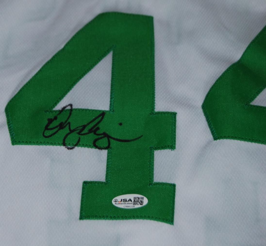 DANNY AINGE signed (BOSTON CELTICS) white XL basketball jersey JSA CR86228