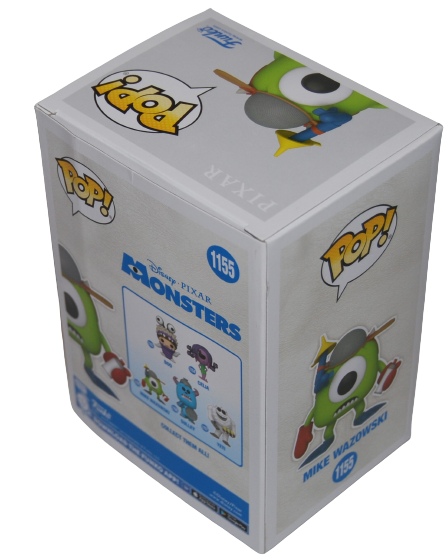 PETE DOCTER signed (MONSTER INC) Mike W Funko Pop #1155 BECKETT BAS BF87197