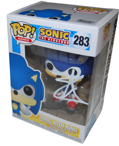 BEN SCHWARTZ signed (SONIC THE HEDGEHOG) w/ring #283 Funko Pop PSA/DNA AN61487
