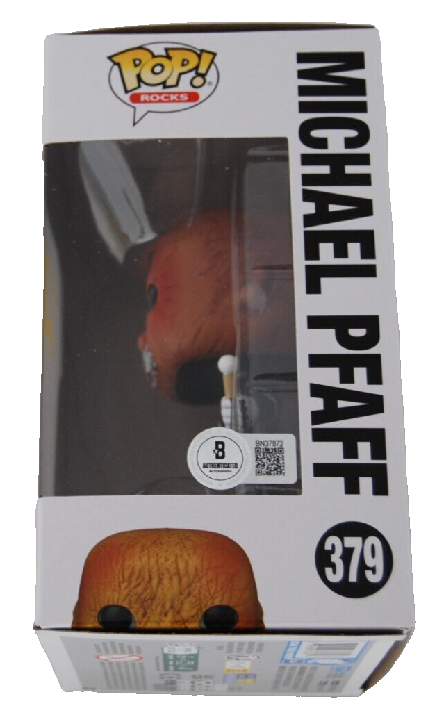 MICHAEL PFAFF signed (SLIPKNOT) Tortilla Man #379 Funko Pop BECKETT BAS BN37872