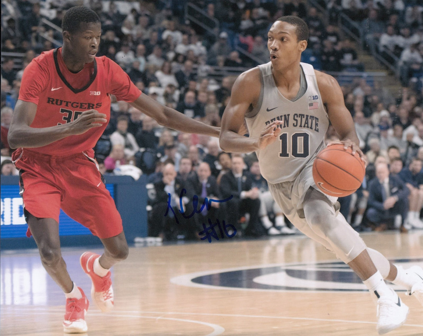 TONY CARR signed (PENN STATE NITTANY LIONS) Basketball DRAFT 8X10 photo W/COA #1