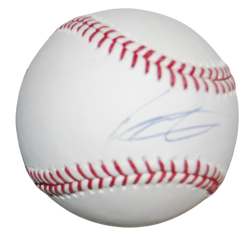 VLADIMIR GUERRERO JR signed (TORONTO BLUE JAYS) OML baseball PSA/DNA AN61412