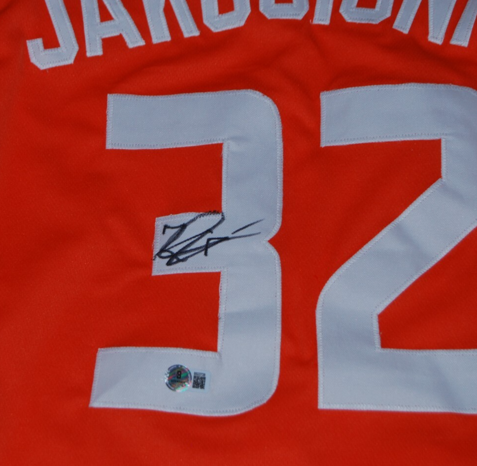 KASPARAS JAKUCIONIS signed (ILLINOIS FIGHTING ILLINI) jersey BECKETT BS22728