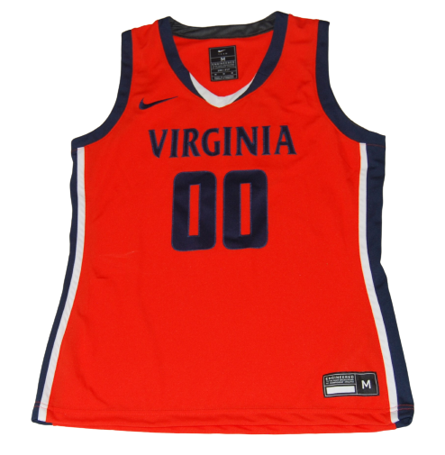 NIKE Womens Virginia Cavaliers #00 Basketball Jersey Medium  AV2185 NWT