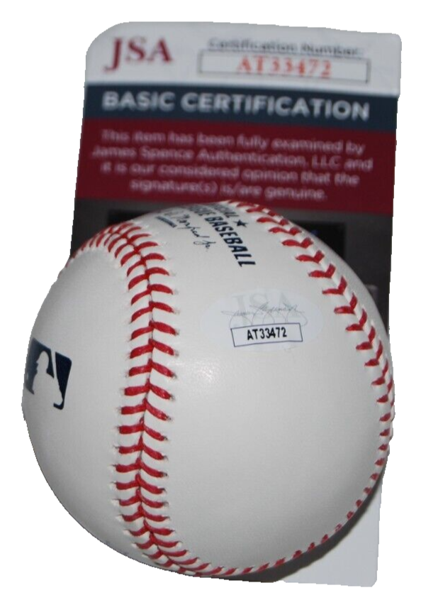 MARTY BRENNEMAN signed (CINCINNATI REDS) Major League OML baseball JSA AT33472
