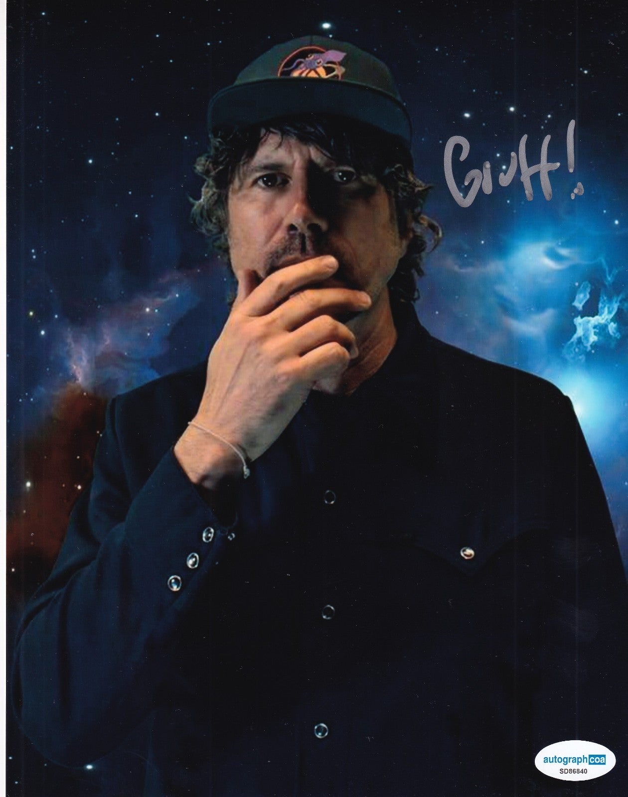 GRUFF RHYS signed (Candylion) Composer Filmmaker Music 8X10 photo ACOA SD86840
